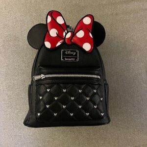 Loungefly Disney Minnie Mouse Bow Faux Leather bag